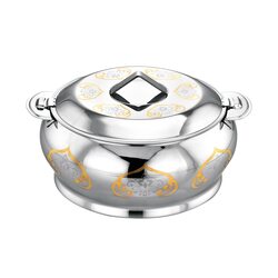 Royalford 5 Ltr Romeo Round Stainless Steel Hotpot, RF11447, 31x16.5x31 cm, Silver