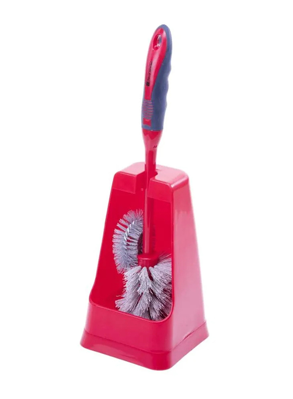 RoyalFord One Click Series Toilet Brush, Red/Blue