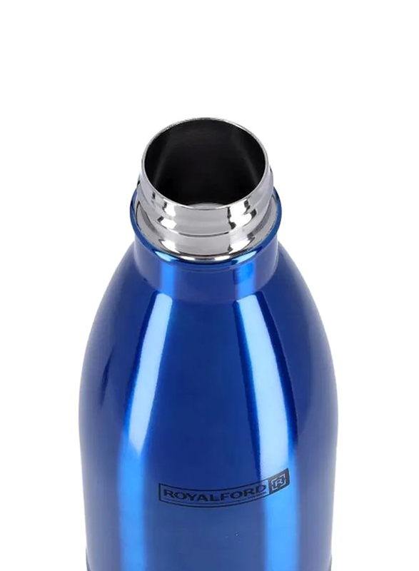 RoyalFord 500ml Stainless Steel Vacuum Bottle, RF5769BL, Blue/Silver