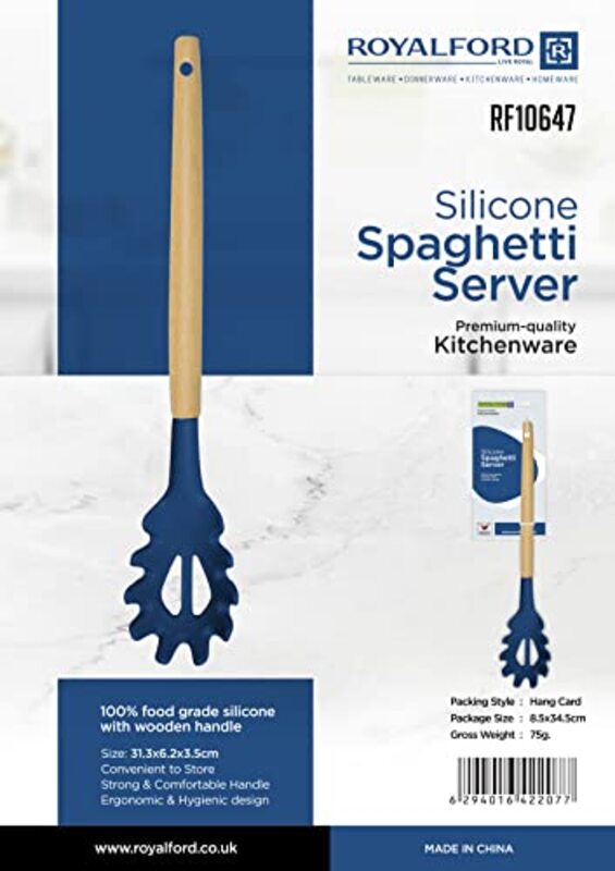 Royalford Silicon Spaghetti Server, Multicolour