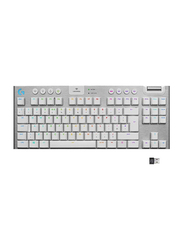 Logitech G915 TKL Tenkeyless LIGHTSPEED Wireless RGB Mechanical Gaming Keyboard, White