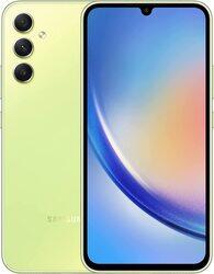 Samsung Galaxy A34, 8GB RAM, 128GB, Awesome Lime, 1 Year Manufacturer warranty, UAE VERSION