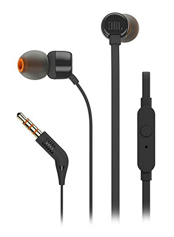 JBL T110 3.5mm Jack In-Ear Headphones, Black