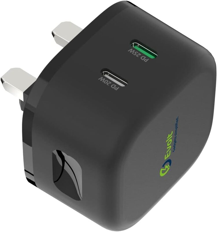 Evolt TC-300 45W PD Gen Wall Charger + Type-C Cable