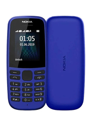 Nokia 105 4MB Blue, 4MB RAM, 2G, Dual Sim Normal Mobile Phone