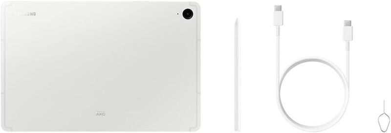 Samsung Galaxy Tab S9 FE+ WIFI 256GB Storage 12GB Ram, S Pen Included, Silver UAE Version X610