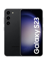 Samsung Galaxy S23 128GB Phantom Black, 8GB RAM, 5G, Dual Sim Smartphone, UAE Version