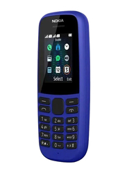 Nokia 105 4MB Blue, 4MB RAM, 2G, Dual Sim Normal Mobile Phone