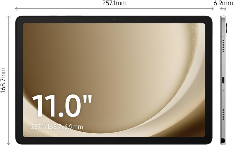 Samsung Galaxy Tab A9+ 5G 4GB RAM, 64GB Storage, Gray UAE Version X216