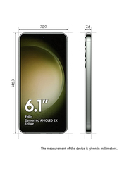 Samsung Galaxy S23 128GB Green, 8GB RAM, 5G, Dual Sim Smartphone, UAE Version
