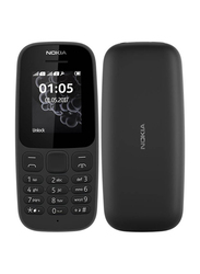 Nokia 105 8MB Black, 4MB RAM, 2G, Dual Sim Phone