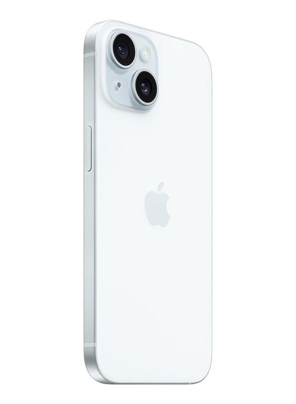 Apple iPhone 15 256GB Blue, Without FaceTime, 6GB RAM, 5G, Single SIM Smartphone, UAE Version