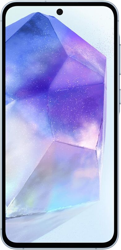 Samsung Galaxy A55 5G, Dual SIM Mobile Phone Android, 8GB RAM, 128GB Storage, Awesome Iceblue, UAE Version