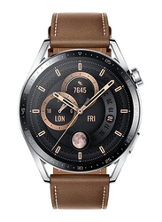 Huawei Watch GT 3 46mm Smartwatch, GPS, Brown