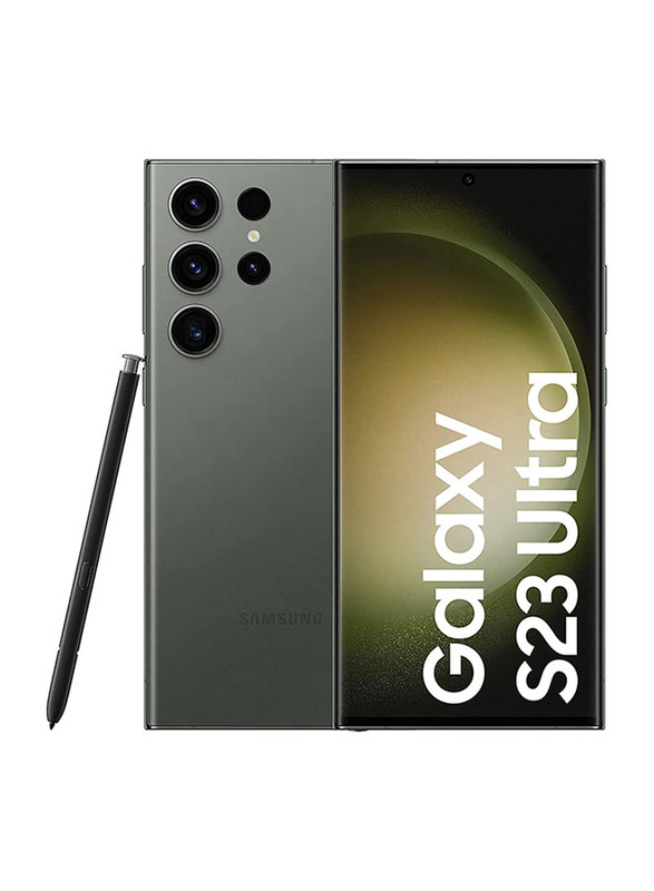 Samsung Galaxy S23 Ultra 512GB Green, 12GB RAM, 5G, Dual SIM Smartphone, UAE Version