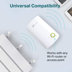TP-Link TL-WA854RE 300Mbps Universal Wi-Fi Range Extender, White
