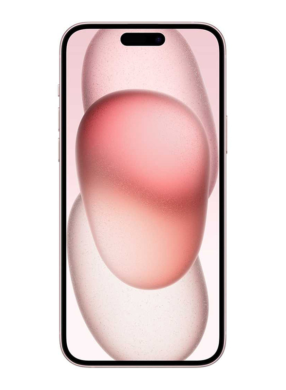 Apple iPhone 15 Plus 256GB Pink, Without FaceTime, 6GB RAM, 5G, Single SIM Smartphone, UAE Version