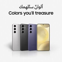 SAMSUNG Galaxy S24 256GB ROM + 8GB RAM, AI Smartphone, Cobalt Violet, 1 Yr Manufacturer Warranty UAE Version
