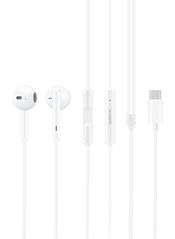 

Huawei CM33 Wired In-Ear Headphones with Mic, 55030088, White