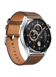 Huawei Watch GT 3 46mm Smartwatch, GPS, Brown