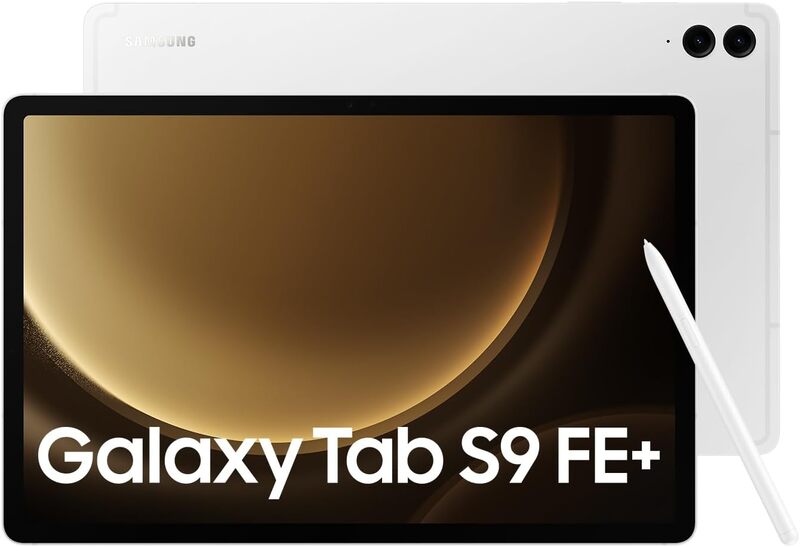 Samsung Galaxy Tab S9 FE+ WIFI 128GB Storage 8GB Ram, S Pen Included, Silver UAE Version X610