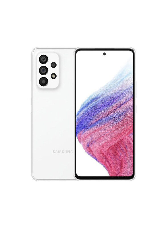 

Samsung Galaxy A33 128GB Awesome White, 6GB RAM, 5G, Dual Sim Smartphone, Middle East Version