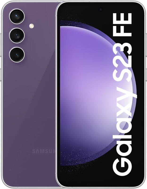 Samsung Galaxy S23 FE 128GB Storage 5G Dual SIM, 8GB RAM , Purple UAE Version