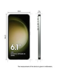 Samsung Galaxy S23 256GB Green, 8GB RAM, 5G, Dual Sim Smartphone, UAE Version