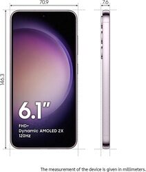 Samsung Galaxy S23 256GB Lavender, UAE Version