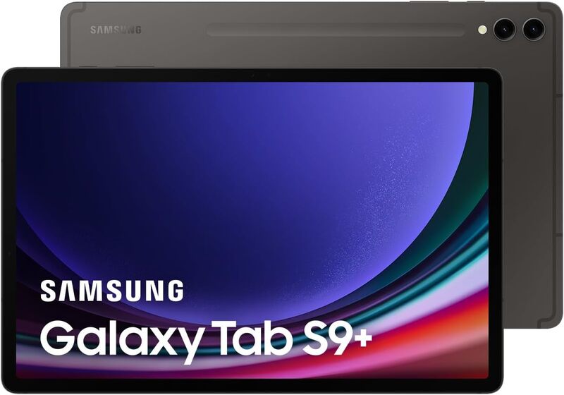 Samsung Galaxy Tab S9+ WiFi, 12GB RAM, 256GB Storage MicroSD Slot, S Pen Included, Graphite (UAE Version) X810
