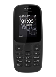 Nokia 105 8MB Black, 4MB RAM, 2G, Dual Sim Phone