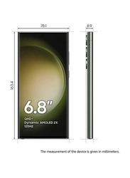 Samsung Galaxy S23 Ultra 512GB Green, 12GB RAM, 5G, Dual SIM Smartphone, UAE Version