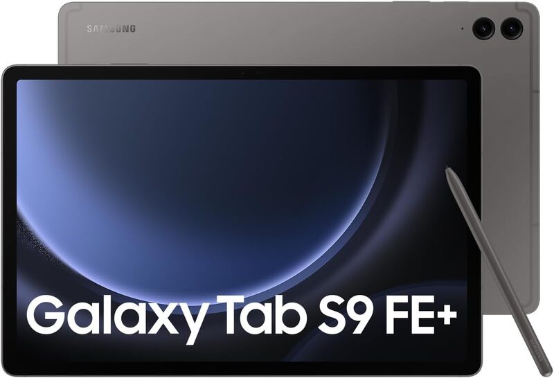Samsung Galaxy Tab S9 FE+ WIFI 128GB Storage 8GB Ram, S Pen Included, Gray UAE Version X610