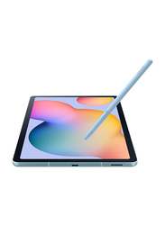 Samsung Galaxy Tab S6 Lite 64GB Angora Blue 10.4-inch Tablet with Pen, 4GB RAM, WiFi Only, UAE Version