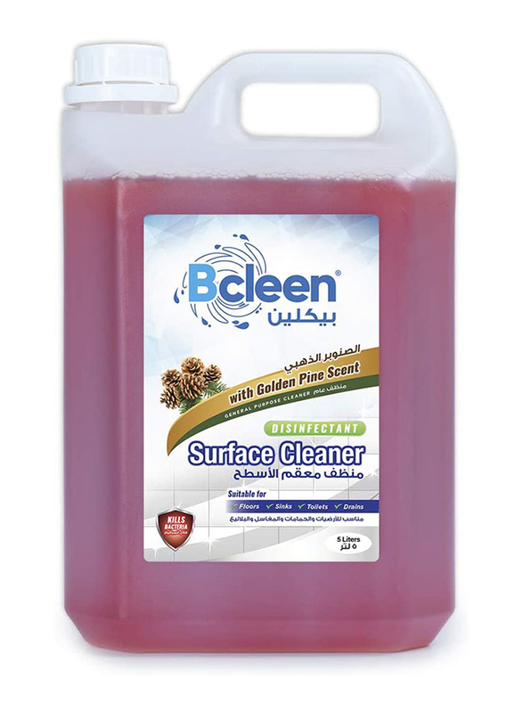 Bcleen Golden Pine Multisurface Disinfectant Floor Cleaner Liquid, 5 Liters