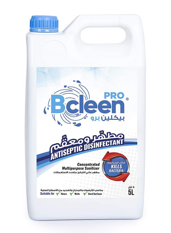 Bcleen Antiseptic Disinfectant Multisurface Floor Cleaner Liquid with Pine Oil, 5 Liters
