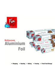 Fun Indispensable Aluminum Foil Roll for Food Wrap, 60.80m x 30cm, 200 sq.Ft.
