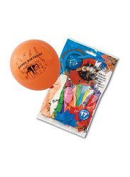 Fun Its Cool Printed Happy Birthday Balloon Set, 17 Pieces