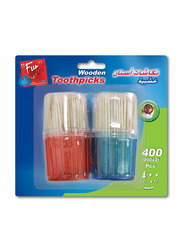 Fun Indispensable Wooden Toothpick, 2 Pack x 200 Pieces