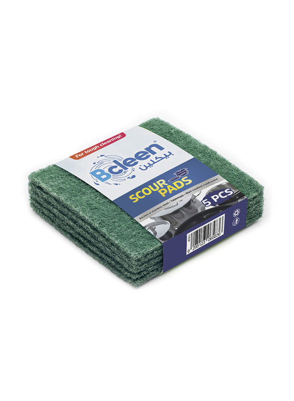 Bcleen Scouring Pad Scrubber, 5 Pieces