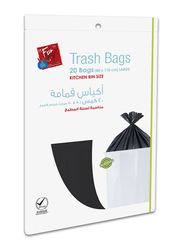 Fun Indispensable Biodegradable Garbage Trash Bag, 20 Bags x 50 Gallons