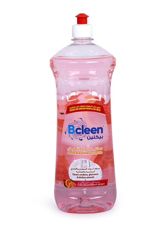 Bcleen Pink Grape Fruit Dishwashing Liquid, 1 Litre
