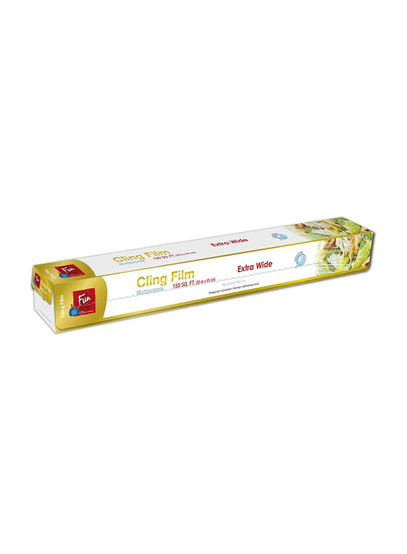Fun Indispensable Cling Film Wrapper, 30meter x 45cm, 150 sq.Ft.