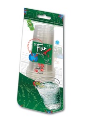 Fun 591.4ml 15-Piece Everyday Disposable Plastic Cup, Clear