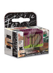 Fun 300-Piece 5.5cm Festive Glassine Petit Four Paper Cake Case, Multicolour