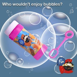 Fun Its Cool Party Bubbles Liquid with Wand, 470ml, Ages 3+, Pink