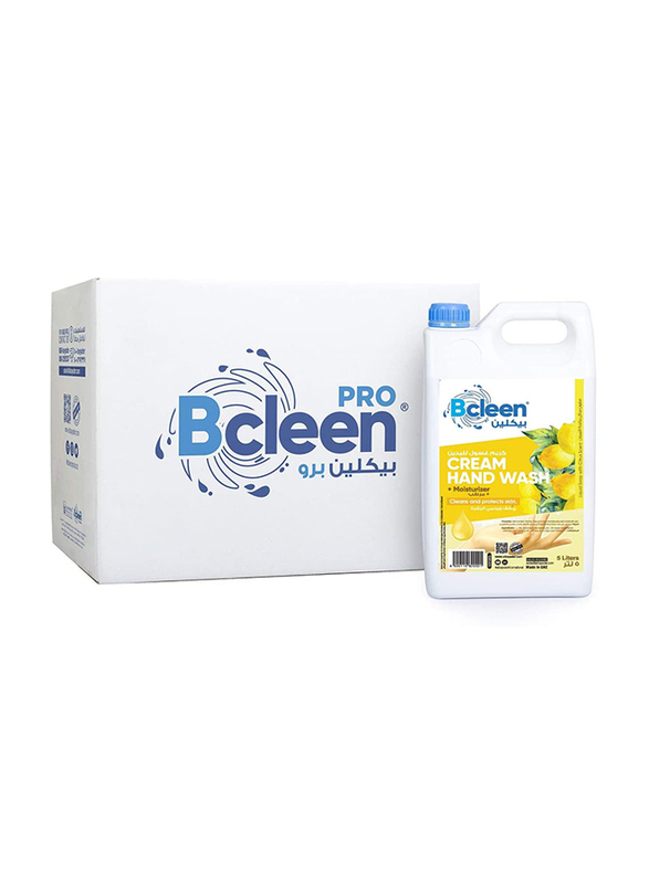 Bcleen Liquid Refill with Moisturizing Citrus Scent Hand Wash Soap, 5 Liter, 4 Gallon