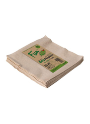 Fun Green Track Unbleached 2-Ply Eco-Napkins, 33 x 33cm, 50 Pieces