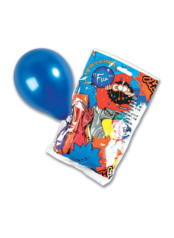 Fun 10-inch Its Cool Metallic Balloon Set, 18 Pieces