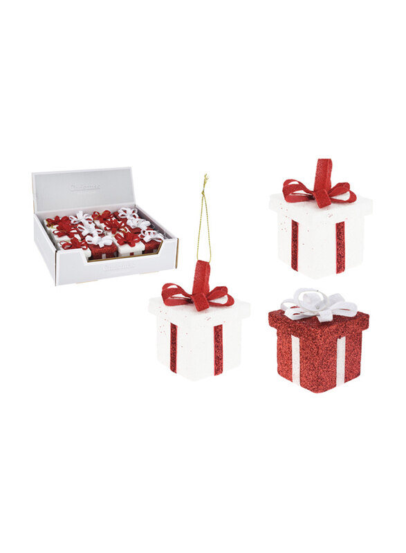 

Koopman Homesmiths Decorative Hanging Glitter Gift, ABJ444320, Assorted